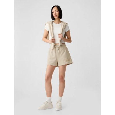 GAP teplákové kraťasy s logem dámské 1200134522693 krémová