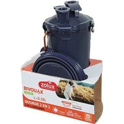 Zolux Bivouak lahev 2v12 misky 2 x 350 ml