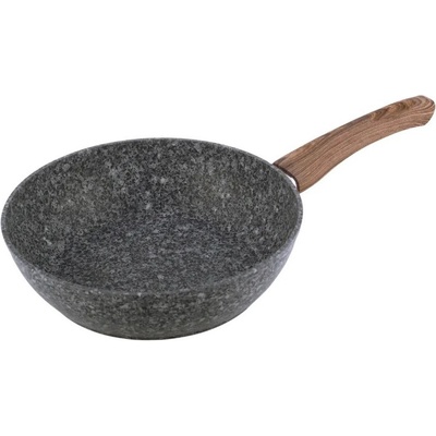 PANVICA GRANITOVÁ WOK hlboká NEPRIĽNAVÁ indukcia plyn KAMILLE 28 cm