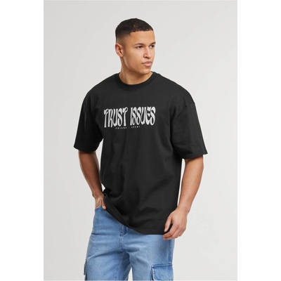 DEF Тениска DEF Trust Issues T-Shirt jet black washed XLUB-DFTS250-20366 - Тъмносив, размер M