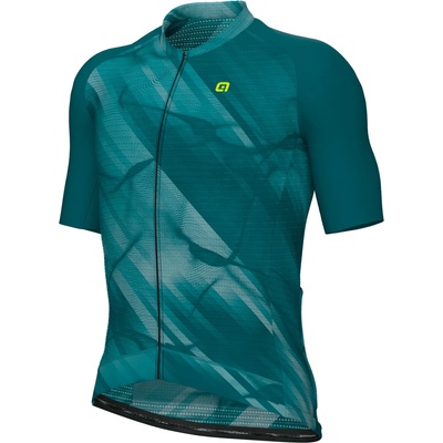 Alé Мъжка фланелка с къс ръкав за колоездене Alé Pragma Crash S/S Jersey Cycling jersey - Ottanio Blue - размер XXL (056-3949-0417)