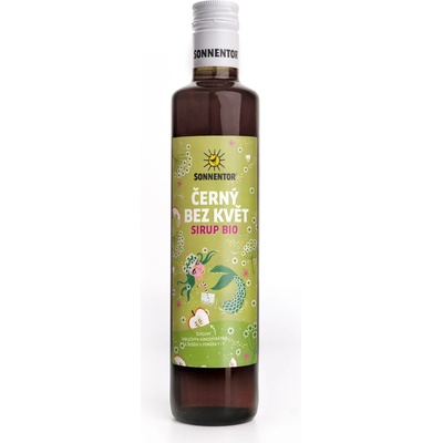 Sonnentor Bio sirup Černý bez květ 0,5 l