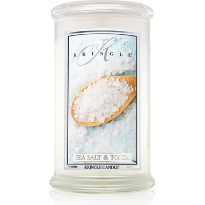 Kringle Candle Sea Salt & Tonka ароматна свещ 624 гр