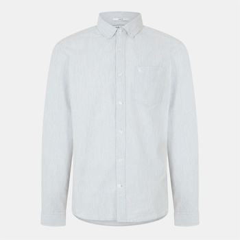 Jack Wills JackWills Wadsworth Oxford Shirt Mens - Lt Ash Mrl