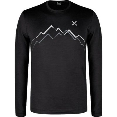 Montura MERINO SKYLINE MAGLIA čierna