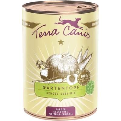 Terra Canis Garden Casserole внимателно приготвена смес от плодове и зеленчуци 400 г