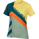 Endura SingleTrack Print Tee LTD Deep Teal dámsky
