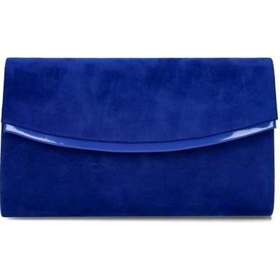 semišové pevné psaníčko 382284 Modré