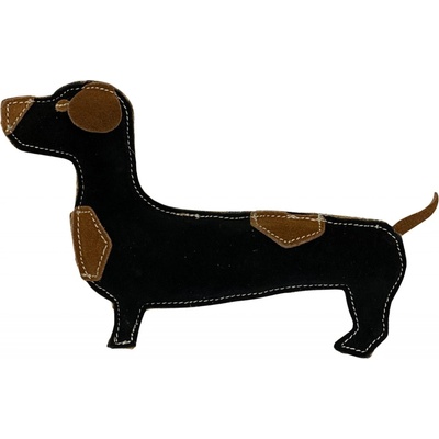 PafDog Jazvečík Tony Hračka pre psov z kože a juty 26 cm