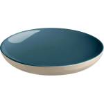 Emile henry (Франция) Керамична чиния emile henry salad plate салатена - цвят синьо-зелен и екрю (eh 8920-b9)