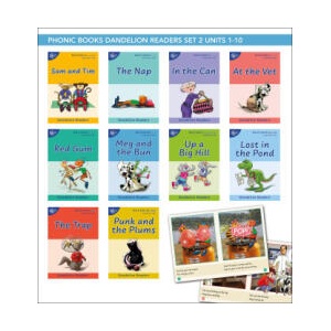 Phonic Books Dandelion Readers Set 2 Units 1-10 Sam and Tim (Alphabet Code Blending 4 and 5 Sound Words): Decodable Books for Beginner Readers Alphabe | Phonic Books (ISBN: 9780744095258)
