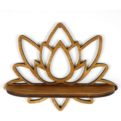 ASIR GROUP Рафт в естествен цвят 33 см Lotus - Kalune Design (792EVL9065)