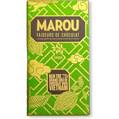 Marou 78% hořká Vietnam Bén Tre Grand Cru 80 g