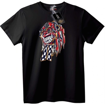 NOONEBRAND Тениска Състезателен череп - 7XL, Black