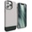 elago Glide Case - удароустойчив силиконов (TPU) калъф за iPhone 13 Pro Max (сив-зелен)