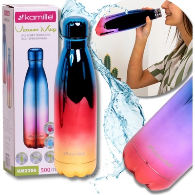 Kamille Termoska Láhev Bidon fialová 500 ml