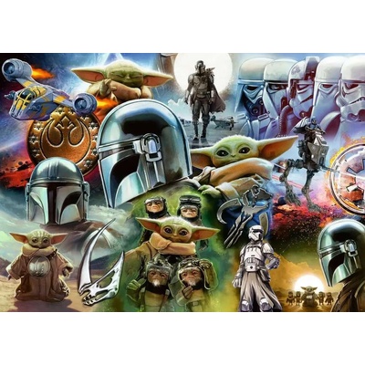 Ravensburger - Puzzle Mandalorian and Grogu - 1 000 piese