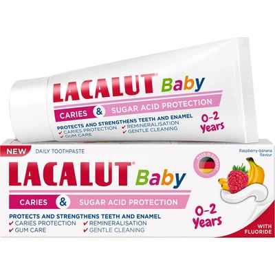 Lacalut Baby zubná pasta 0-2 roky 55 ml