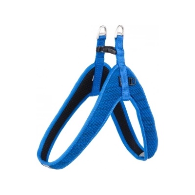 Rogz Fast Fit M/Large - Модерен регулируем нагръдник с подплата за кучета, 20 мм/58 см. - син