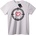 NOONEBRAND Тениска Heart Target - 2XL, White