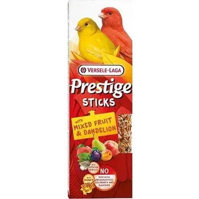 Versele-Laga Versele Laga Prestige Sticks Canaries with Mixed Fruit & Dandelion- лакомство за канари - стикове с микс от плодове и глухарче