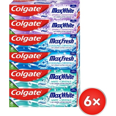 Colgate Max White Mix 6 × 75 ml