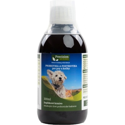 Precision MICROBES PM Probiotika a Postbiotika pro psy a kočky 300 ml