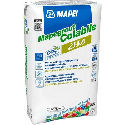 MAPEI Mapegrout Colabile Zero malta na sanaci betonu litím do bednění 25 kg