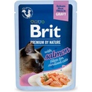 Kapsičky pre mačky Brit Premium Sterilised Cat Delicate Fillets in Gravy with Salmon 85 g
