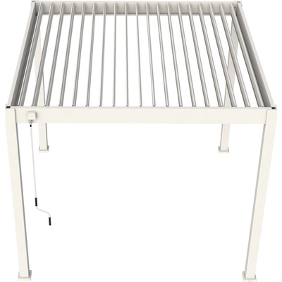 Outdoor Creations ORION 300x300cm 4 nohy Biela RAL 9016