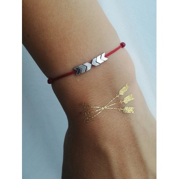 Image 1 of Червен конец с естествени камъни (ДСГ1)