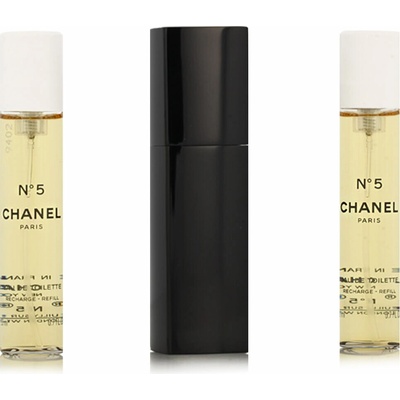 Chanel No.5 EDT plnitelný 20 ml + EDT náplň 2 x 20 ml dárková sada