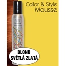 Omeisan Color & Style Mousse tužidlo blond světle zlaté 200 ml