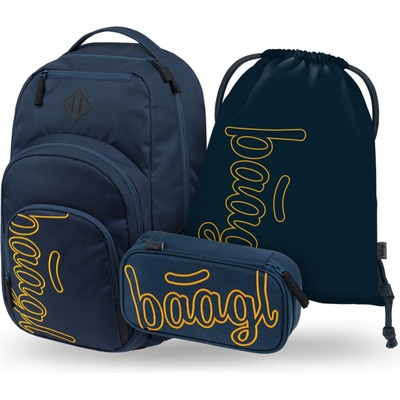 Baagl SET 3 Coolmate Lux: раница, пенал, торба BAAGL | Sin | Момчешки | UNI