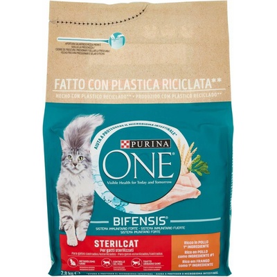 Purina ONE pre sterilizované mačky s obsahom kuracieho mäsa 2,8 kg