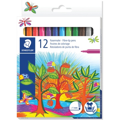 STAEDTLER Флумастри Staedtler 325, 12 цвята (25351-А)