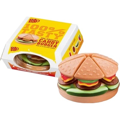 Look o Look gumový bonbon s ovocnou příchutí ve tvaru burgeru 130 g