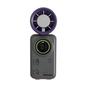 Verbatim Handheld Fan Cool 'n' Go Ice Touch Mini Purple/Grey (32347)