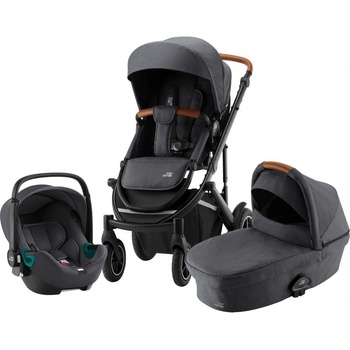 Britax Set Smile III + korba + autosedačka Baby Safe iSense 2022 Midnight Grey