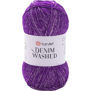 YARNART Denim Washed 921 Dark Purple Плетива прежда (Denim Washed 921)