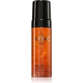 ICONIC London Prep Set Tan Mousse автобронзант-мус цвят Glow 150ml