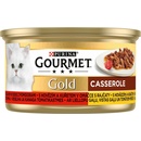 Gourmet Gold Caserrole hovadzie a kuracie v omáčke 85 g