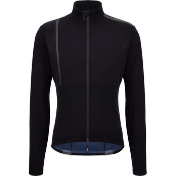 Santini Мъжко термо яке за колоездене Santini Vega+ Winter Jacket Cycling jacket - Black (051-1208-0114)