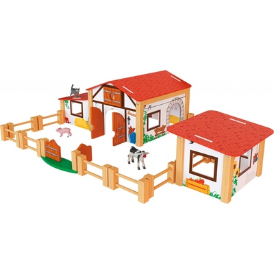 PLAYTIVE Drevený sedliacky dvor