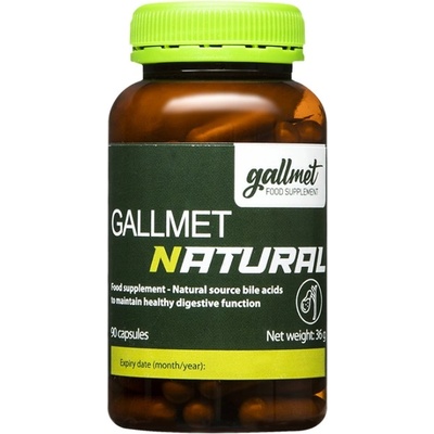 GALLMET Natural Source Bile Acids 125 mg [90 капсули]