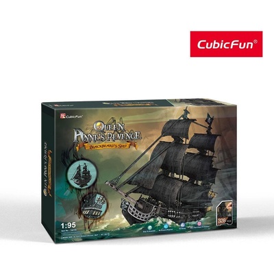 CubicFun 3D Пъзел КОРАБ QUEEN ANNE'S REVENGE 328ч. T4018h (1002405F)