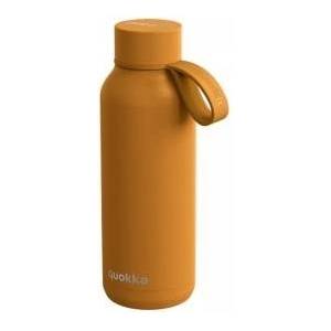 QUOKKA Solid With Strap - Stainless Steel Thermal Bottle 510 ml with Strap (Mustard)