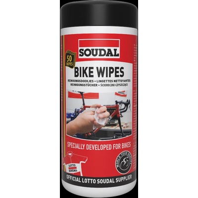 Bike Wipes Čistíí ubrousky Soudal 50 ks
