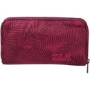 Jack Wolfskin Casherella Wallet garnet red geometric leaves