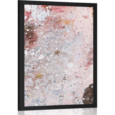 Plakát abstrakce v jemných tónech - 40x60 silver